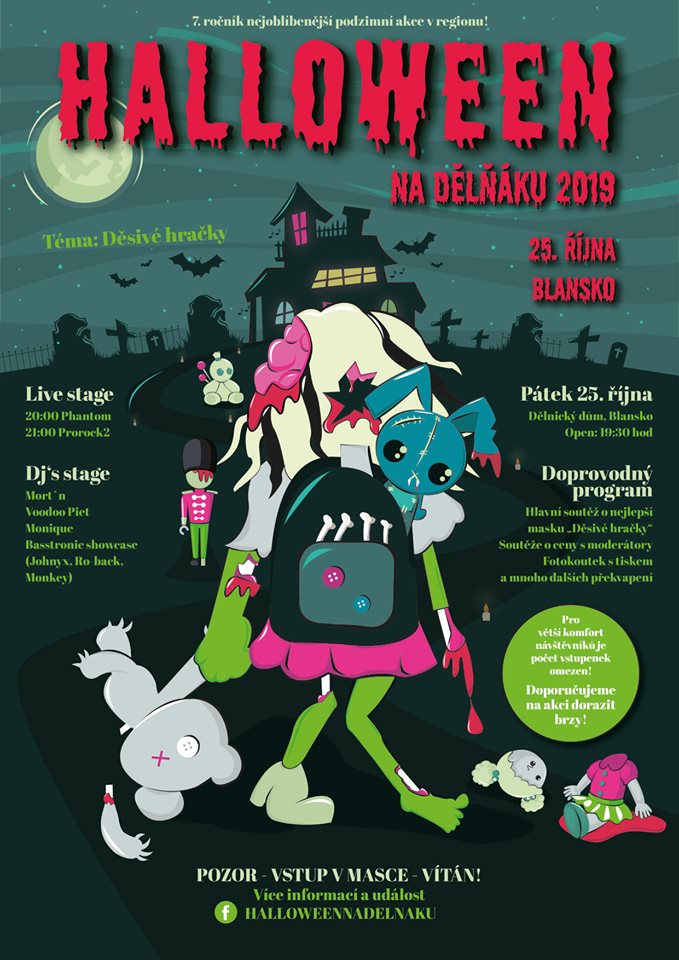 Halloween na Dělňáku 2019